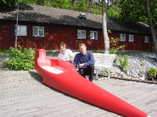 Alex and Jens with the mold